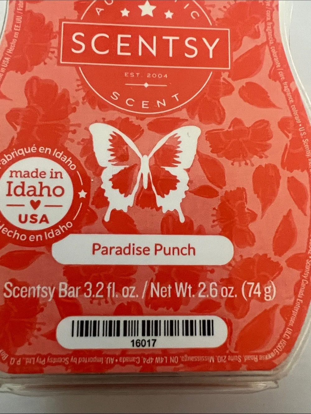 Scentsy Paradise Punch Wax Bar
